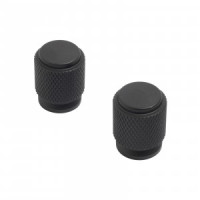 Ручка-кнопка мебельная Knob AP2706 BL мат. черн. 2шт (цена за пару (25, 250) StahlBuro