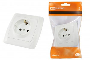 TDM Онега роз. СУ 1 мест. 10А бел. (земля) (10!) SQ1805-0016