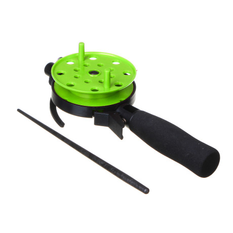 Удочка зимняя тм AZOR FISHING, пластик, длина 36см, d7,5см, 3 цвета