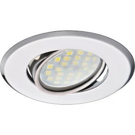 Ecola DH09 MR16 GU5.3 св-к поворот.плоский Хром 25x90 FC1603EFS (10!)