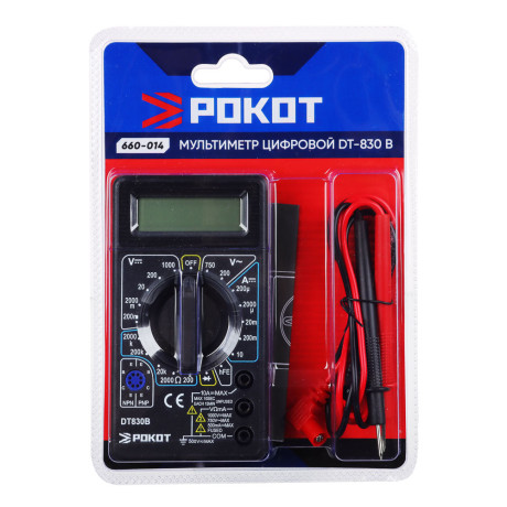РОКОТ Мультиметр цифровой DT-830В