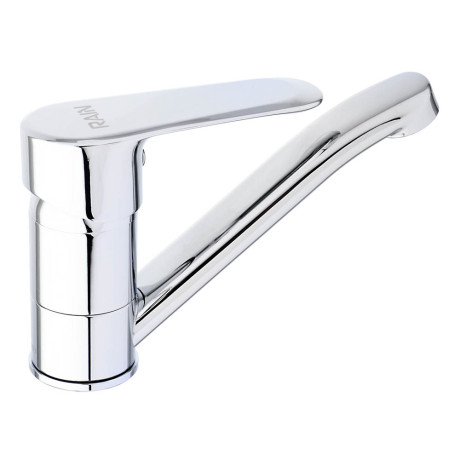 RAIN Смеситель для раковины Гранат, низкий излив 13см, керам. картридж 35мм, латунь, хром