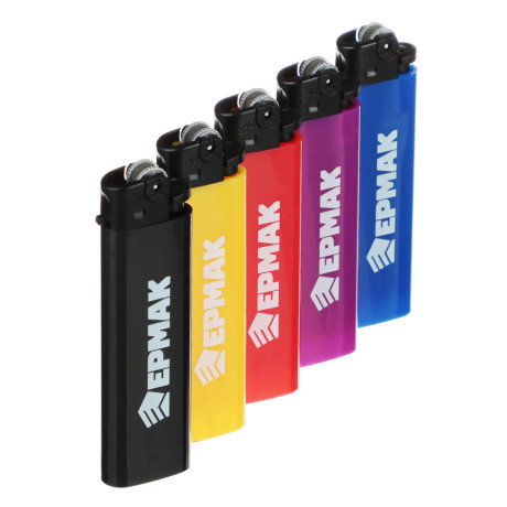 Зажигалка кремниевая тм ЕРМАК, 8х2,2х1см, 5 цветов