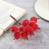 LADECOR Ветка декоративная, яблоки, пластик, пенопласт, 12 см, 2 цвета