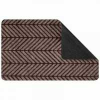 Коврик придверный 50*80см DM3, TPR+п/э, коричневый 108733 Рыжий кот