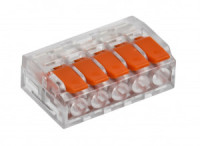 IEK GENERICA клемма с рычагом СМК 228-415 5х(0,2-4мм2), 32А (уп.50шт, цена за шт) UKZ60-415-050-G