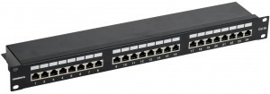 ITK Патч-панель 1U кат. 5Е FTP 24 порта (Krone) GENERICA PP24-1UC5EF-K05-G
