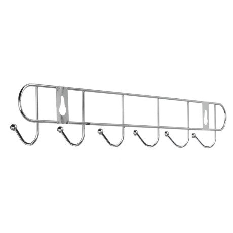 VETTA Вешалка настенная 6 крючков, эконом, металл, 32,5х5х3,5см