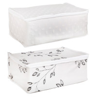 VETTA Винсент Кофр для подушек и одеял, ПЕВА, 60х40х25см, 2 дизайна