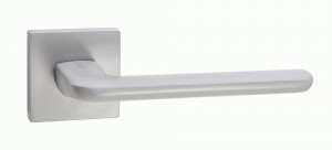 Ручка дверная компл.квадрат.основ. РЕНЦ Лана серый (RAL 7047) INDH 95-03 Grey