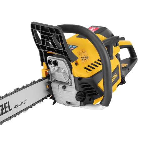 Пила цепная бензиновая DS-5218, шина 45 см, 52 см3, 3 л.с, шаг 0,325, паз 1,5 мм, 72 звена Denzel