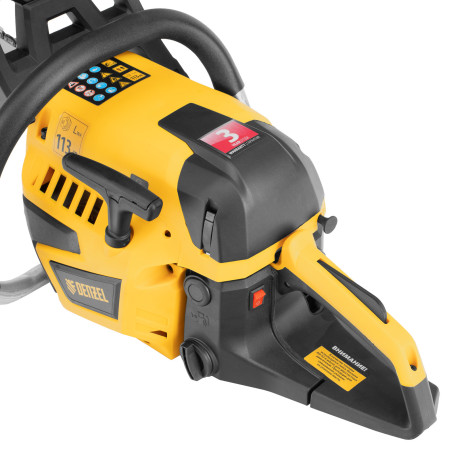 Пила цепная бензиновая DS-5218, шина 45 см, 52 см3, 3 л.с, шаг 0,325, паз 1,5 мм, 72 звена Denzel