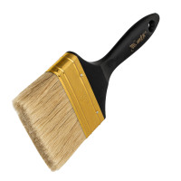 Кисть плоская &quot;Профи&quot; 4&quot;, натуральная щетина, пластмассовая ручка MTX