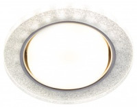 ЭРА DK LD51 CH/SHSL св-к встр. декор cо св/д подсветкой GX53, (90-110)120x22, хром серебро 57466