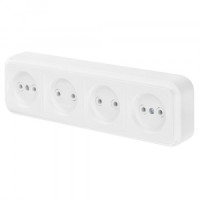 Bylectrica Пралеска роз. ОУ 4 мест. бел. (пластик) РА16-264