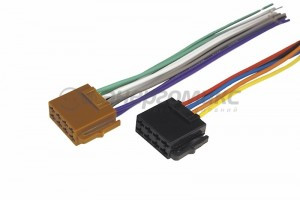 Переходник для автомагнитол "Евро" ISO на 2 гнезда Акустика+Питание Rexant, (10!) 16-0501