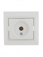 Lezard Мира роз. TV СУ 1 мест. бел. (RG6, проходн.) (корпус PC) 701-0202-129