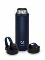 Термокружка Арктика 708-700S 0,53л нерж.сталь доп.крышка с поилкой текстурный синий