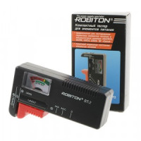 Тестер Robiton BT2 для э/п R03, R6, R14, R20, «Крона», дисковые LR/AG