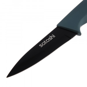 SATOSHI Орис Нож кухонный овощной 9см, нерж.сталь с антиналипающим покрытием, софт-тач