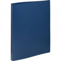 Папка на 4-х кольцах пласт. 16/25мм А4 Attache синяя 798547