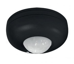 Feron датчик движения ИК потолочный SEN5 с регул. освещенности 1200Вт, 6м, 360°, черный IP20 51516