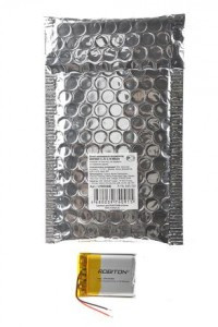 Ак-р Robiton Li-Po LP683440 3.7V 900мАч PK1, 15748