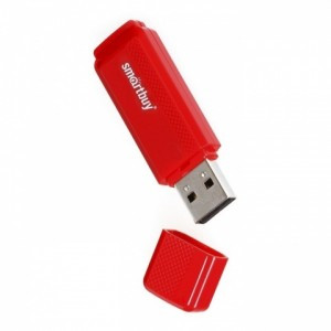 Флэш-диск (флэшка) USB 32GB Smartbuy Dock Red (SB32GBDK-R)