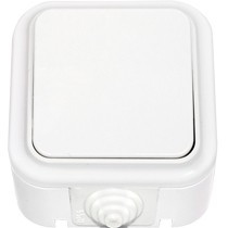 Bylectrica выкл. ОУ 1 кл. IP44, белый (корп. ABS) А1 4-100