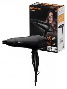 Фен "Сатурн 3", 2кВт, 2 скор., 3 темп. реж., холодный воздух, концентратор, черный, TDM SQ4008-0003