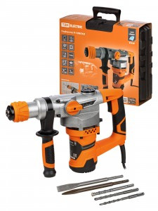 TDM Перфоратор П-1200/26В, 1200Вт, 0-1000об/мин, 0-4600уд/мин,4,5Дж,SDS-Plus,кейс"Алмаз" SQ1087-0104