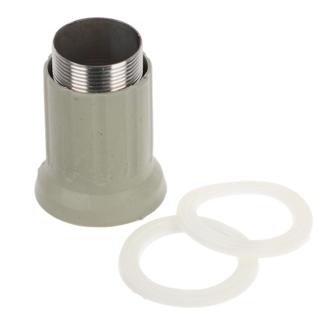 СоюзКран Смеситель для раковины, керам. картридж 25мм, металлопластик, белый, SK02-M105