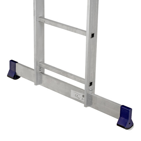 Лестница, 3 х 13 ступеней, алюминиевая, трехсекционная, Сибртех