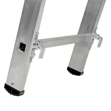 Лестница, 3 х 13 ступеней, алюминиевая, трехсекционная, Сибртех