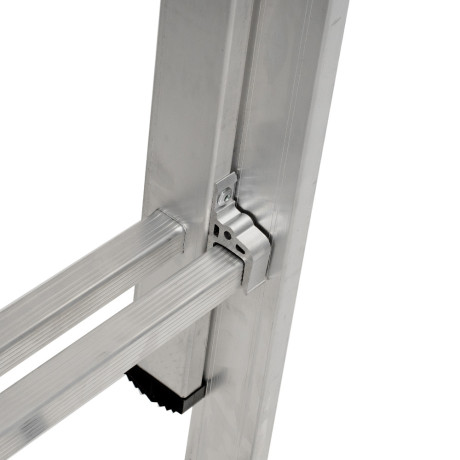 Лестница, 3 х 13 ступеней, алюминиевая, трехсекционная, Сибртех