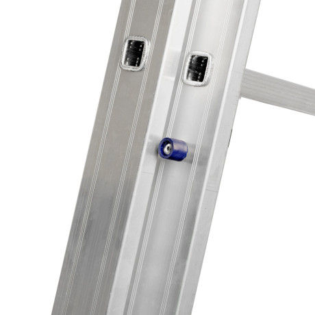 Лестница, 3 х 13 ступеней, алюминиевая, трехсекционная, Сибртех