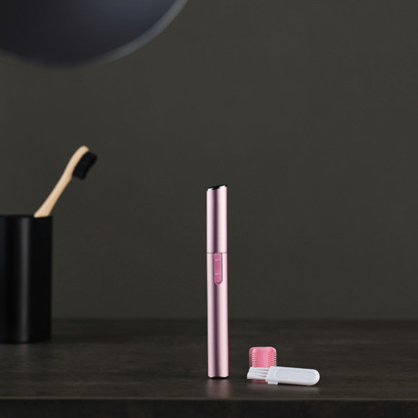 LEBEN Триммер универсальный женский, 13см, 1 насадка, 1 щетка, алюминий, пластик, питание 1xAАА