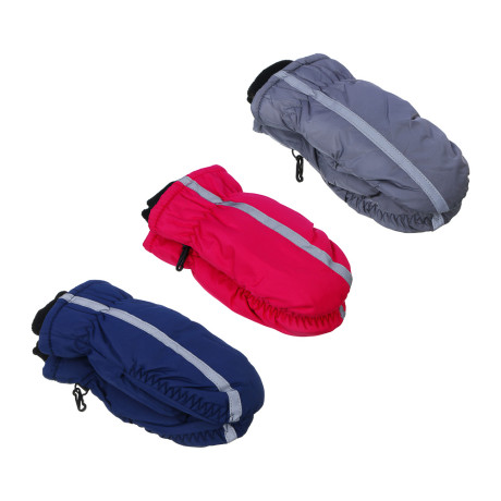 GALANTE Рукавицы детские утепленные, р.14, 100% полиэстер, разноцветные, ОЗ25-37