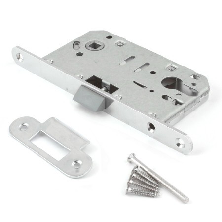 Замок врез БЕСШУМНЫЙ 5300-P-CR (хром) Apecs (межос -85мм) \5 (40)