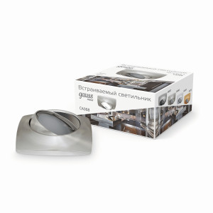 Gauss CA068 св-к встр. MR16 Круг 85(80)x38 Титан