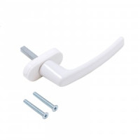 Ручка для пластиковых окон ЭРЕН (MESUT) штифт 35 мм белая RAL-9016 (100,5!!!)