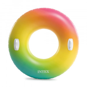 INTEX Круг Цветной вихрь с ручками 118см, 58202EU