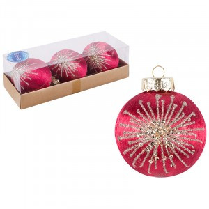 Набор шаров SYQB- 0124051, 3шт, 8см Волшебная страна