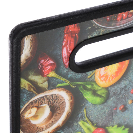 VETTA Гранит Доска разделочная с принтом 37х23х1,2см, пластик, 3 дизайна