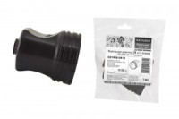 TDM штепсель 10А 250В (АБС-пластик, черный) Народная (50!) SQ1806-0410