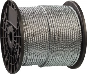 Трос ЗУБР стальной, DIN 3055, оцинк. сталь, синтетическая сердцевина, d=2мм, L=200м