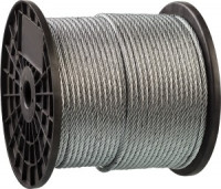 Трос ЗУБР стальной, DIN 3055, оцинк. сталь, синтетическая сердцевина, d=2мм, L=200м