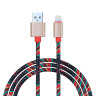 FORZA Кабель для зарядки Жар Птица iP, 1м, 1.5А, кожаная оплётка, 4 цвета, пакет