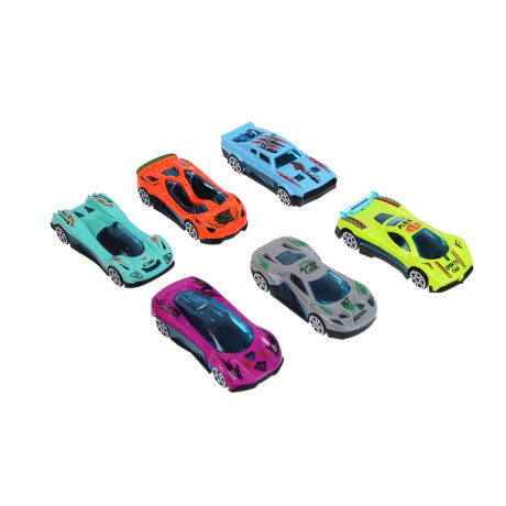 ИГРОЛЕНД Автоперевозчик, с запуском, 6 машинок, PP, 37х14,2х7,3 см, 2 дизайна