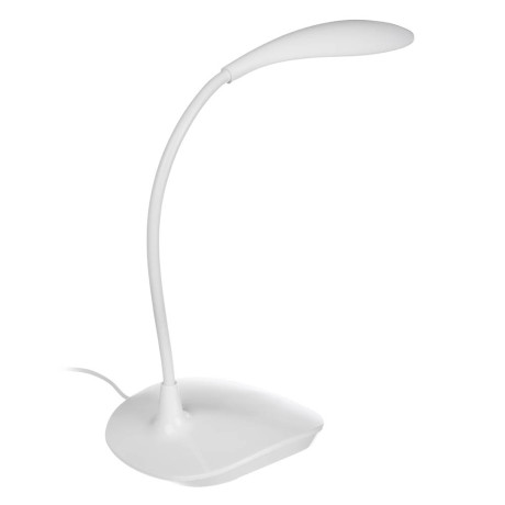 FORZA Светильник переносной настольный, 14 LED, 120 Лм, питание USB, кабель 1 м, белый, пластик